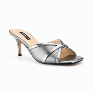 Nine West Dainty Heeled Slides - Grey - Ireland (YG7836215)